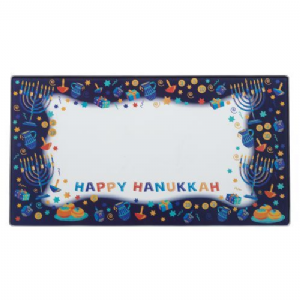 מגש מהודר לחנוכה זכוכית בלתי שבירה 20 * 37 ס"מ - דגם חנוכה מגש מהודר לחנוכה זכוכית בלתי שבירה 20 * 37 ס"מ - דגם חנוכה