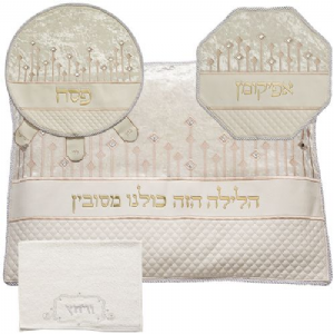 סט פסח מהודר דמוי עור 4 חלקים - דגם 4 סט פסח מהודר דמוי עור 4 חלקים - דגם 4